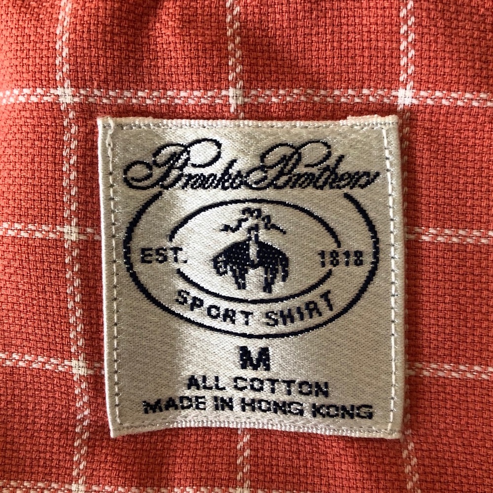 All cotton, long sleeve sport shirt.